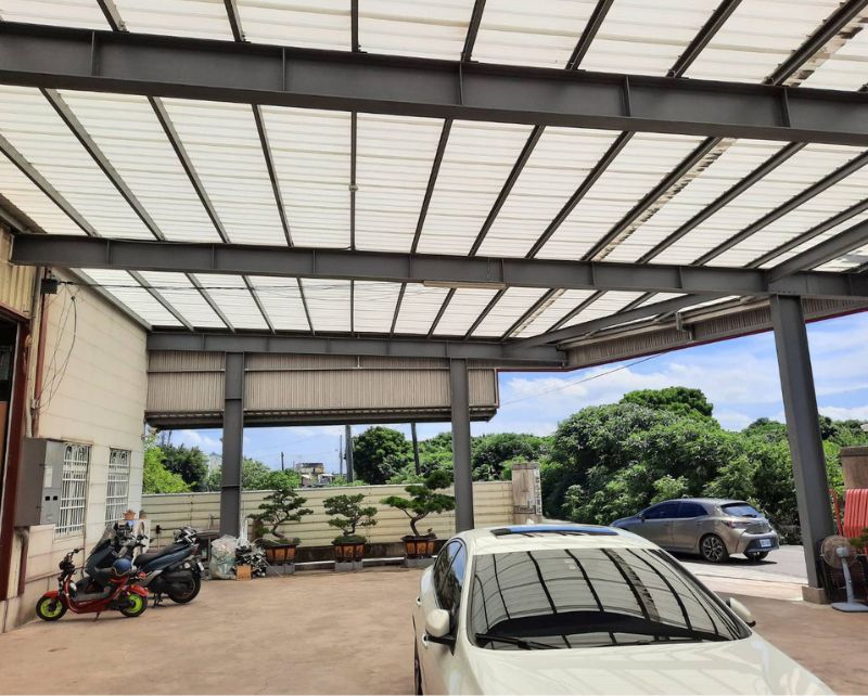 LIGHTING APPLICATION FOR THE FACTORY CARPORTS IN KAOHSIUNG CITY, TAIWAN